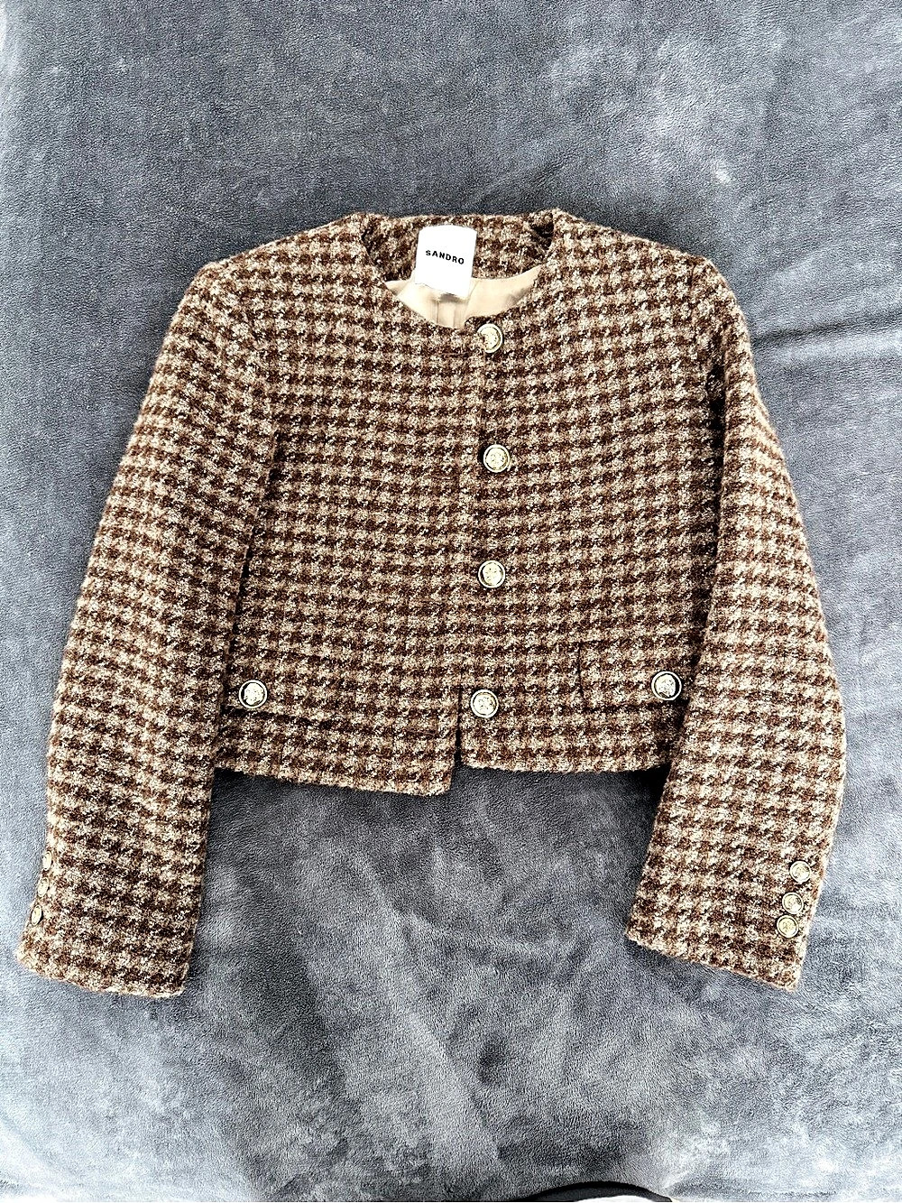 Sandro Tweed Jacket Like New